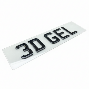 3D Gel Number Plate